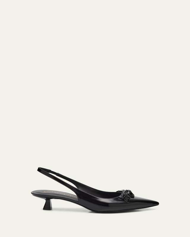 Rosie Slingback Kitten Pumps